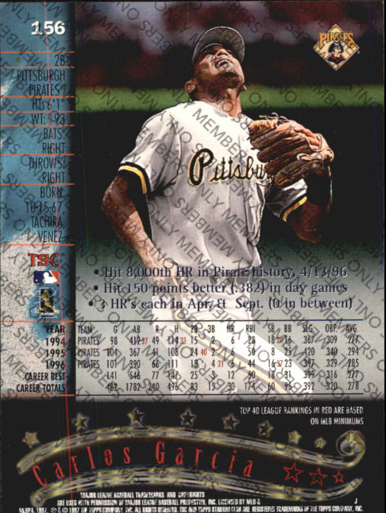 A2630- 1997 Stadium Club Members Only BB #s 1-250 -You Pick- 15+ FREE US SHIP - Picture 253 of 391