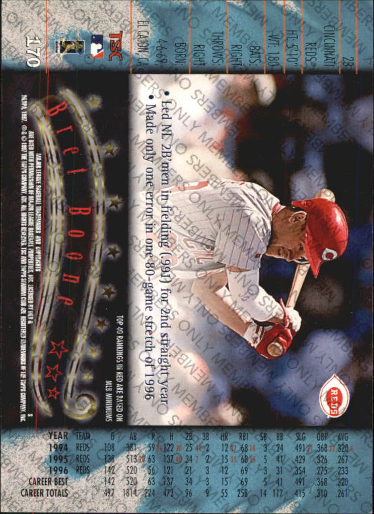 A2630- 1997 Stadium Club Members Only BB #s 1-250 -You Pick- 15+ FREE US SHIP - Picture 279 of 391