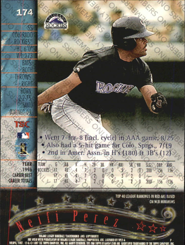 A2630- 1997 Stadium Club Members Only BB #s 1-250 -You Pick- 15+ FREE US SHIP - Picture 287 of 391