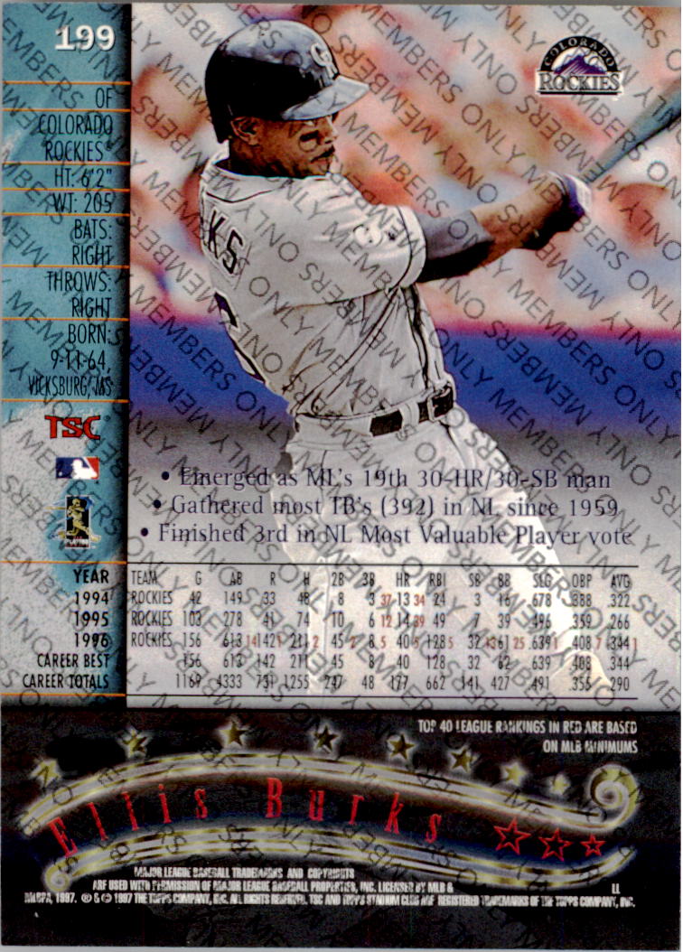 A2630- 1997 Stadium Club Members Only BB #s 1-250 -You Pick- 15+ FREE US SHIP - Picture 321 of 391