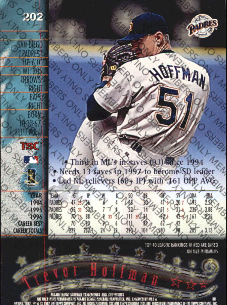 A2630- 1997 Stadium Club Members Only BB #s 1-250 -You Pick- 15+ FREE US SHIP - Picture 327 of 391