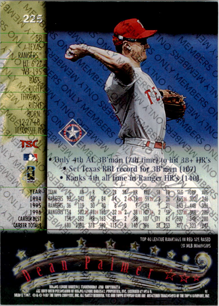 A2630- 1997 Stadium Club Members Only BB #s 1-250 -You Pick- 15+ FREE US SHIP - Picture 357 of 391