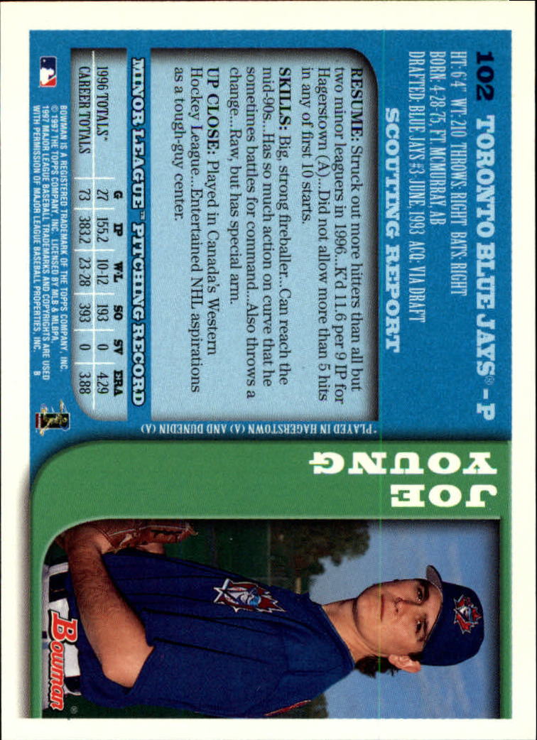 A9035- 1997 Bowman Baseball Card #s 1-250 +Rookies -You Pick- 10+ FREE US SHIP - Picture 205 of 501