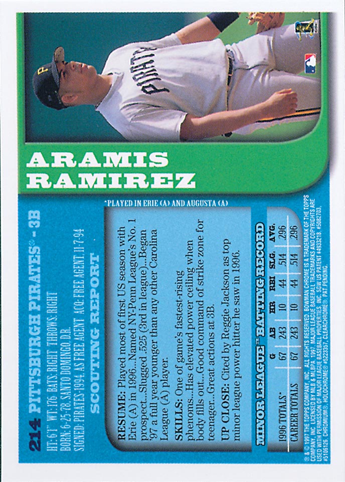 B0272- 1997 Bowman Chrome Baseball Card #s 201-300 -You Pick- 15+ FREE US SHIP - Picture 27 of 195