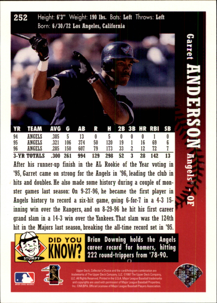 A2987- 1997 Collector's Auswahl BB 251-500 + Rookies -du Pick- 15 + Gratis US - Bild 5 von 470