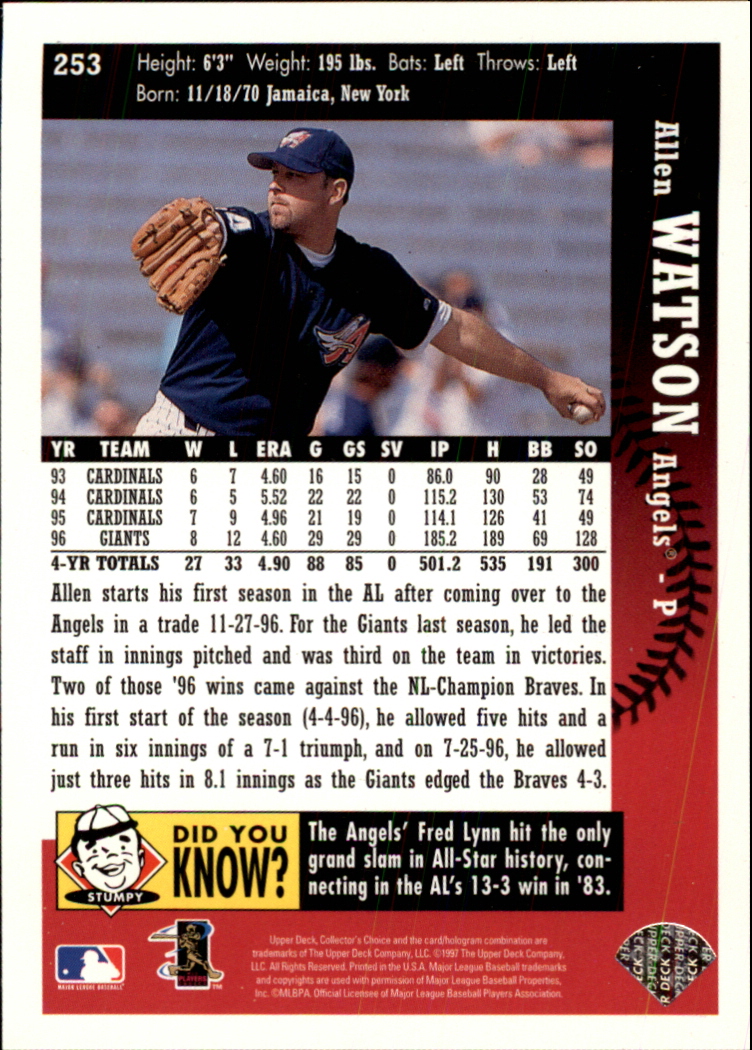A2987- 1997 Collector's Auswahl BB 251-500 + Rookies -du Pick- 15 + Gratis US - Bild 7 von 470