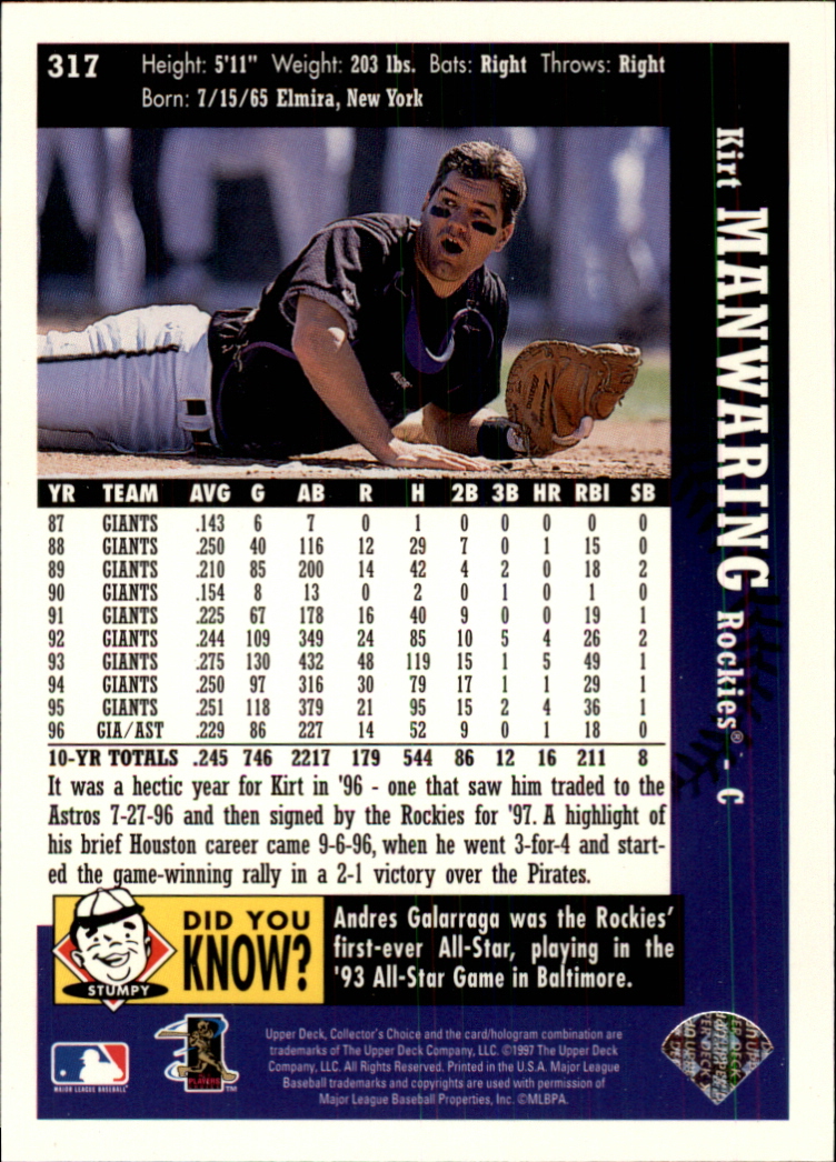 A2987- 1997 Collector's Auswahl BB 251-500 + Rookies -du Pick- 15 + Gratis US - Bild 127 von 470