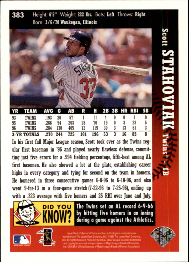 A2987- 1997 Collector's Auswahl BB 251-500 + Rookies -du Pick- 15 + Gratis US - Bild 246 von 470
