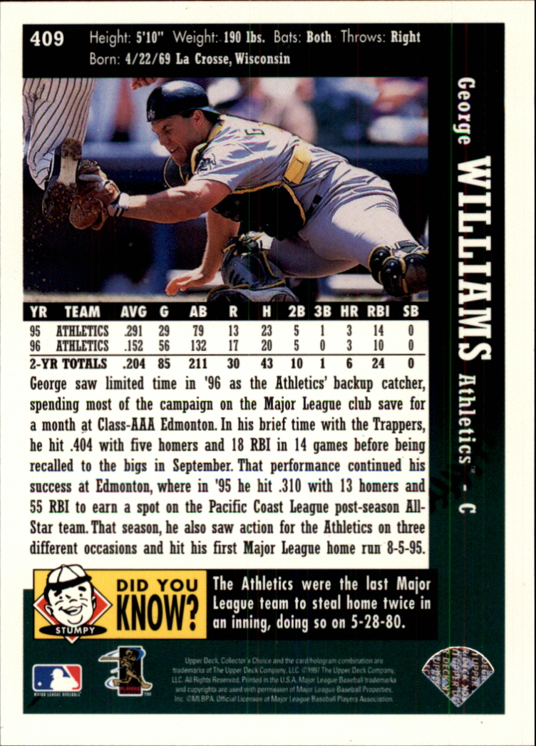 A2987- 1997 Collector's Auswahl BB 251-500 + Rookies -du Pick- 15 + Gratis US - Bild 288 von 470