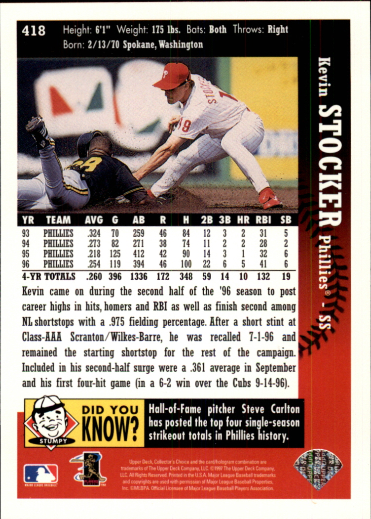 A2987- 1997 Collector's Auswahl BB 251-500 + Rookies -du Pick- 15 + Gratis US - Bild 306 von 470