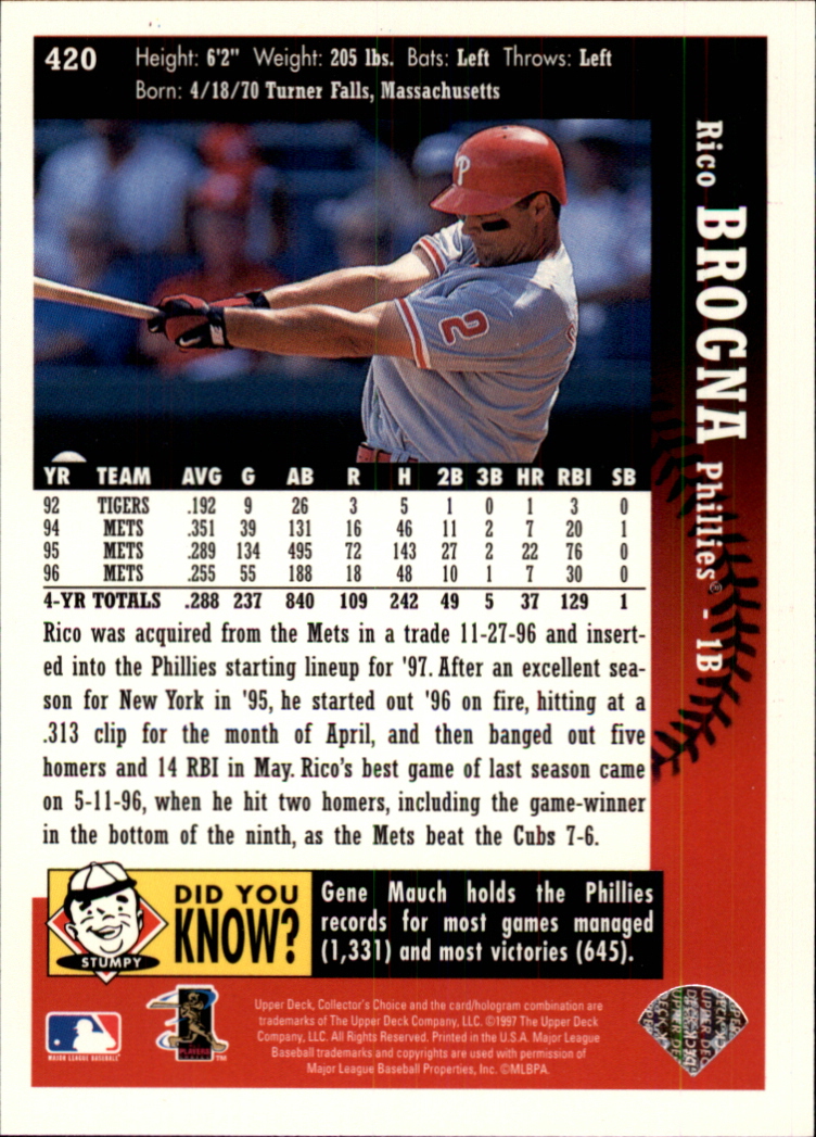 A2987- 1997 Collector's Auswahl BB 251-500 + Rookies -du Pick- 15 + Gratis US - Bild 310 von 470
