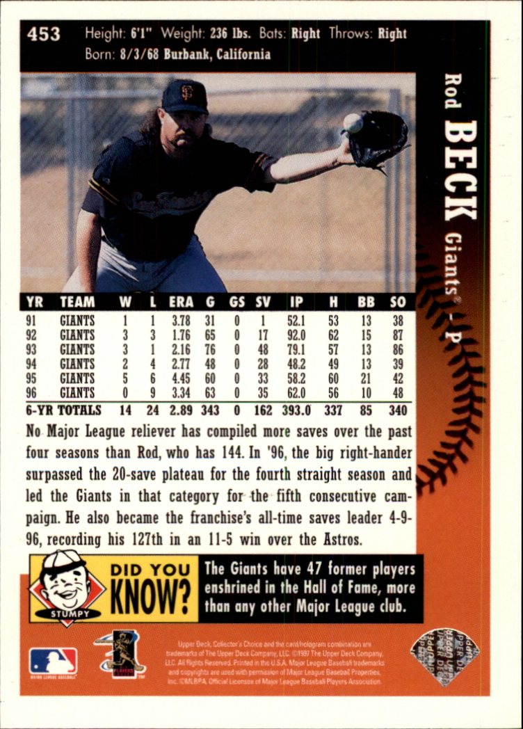 A2987- 1997 Collector's Auswahl BB 251-500 + Rookies -du Pick- 15 + Gratis US - Bild 376 von 470
