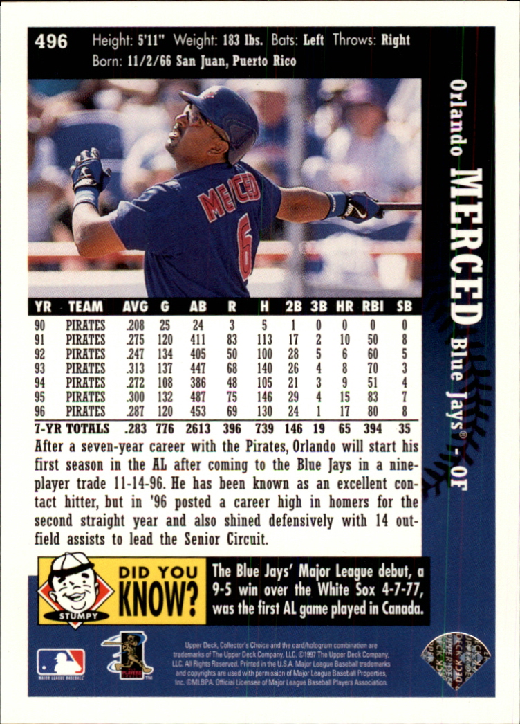 A2987- 1997 Collector's Auswahl BB 251-500 + Rookies -du Pick- 15 + Gratis US - Bild 462 von 470