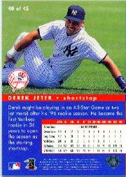 1997 Collector's Choice All-Star Connection #40 Derek Jeter back image
