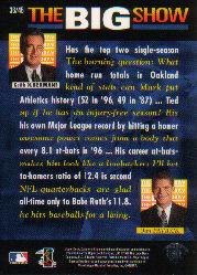 1997 Collector's Choice The Big Show Baseball Card Pick (Inserts) - Bild 47 von 59
