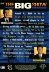 1997 Collector's Choice The Big Show Baseball Card Pick (Inserts) - Bild 59 von 59