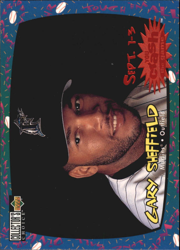 1996 Collector's Choice #560 Gary Sheffield Florida Marlins Baseball Card NM