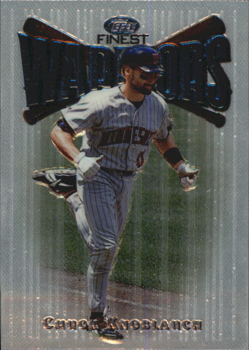 1997 Finest Embossed #140 Chuck Knoblauch S