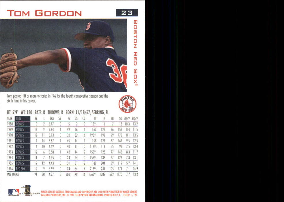 1997 Fleer Baseball "Main Set" Base Cards #1 to #200 - Picture 47 of 385