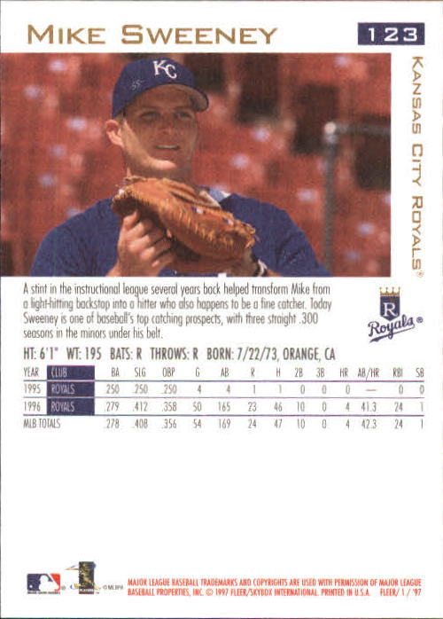 1997 Fleer Baseball "Main Set" Base Cards #1 to #200 - Picture 231 of 385