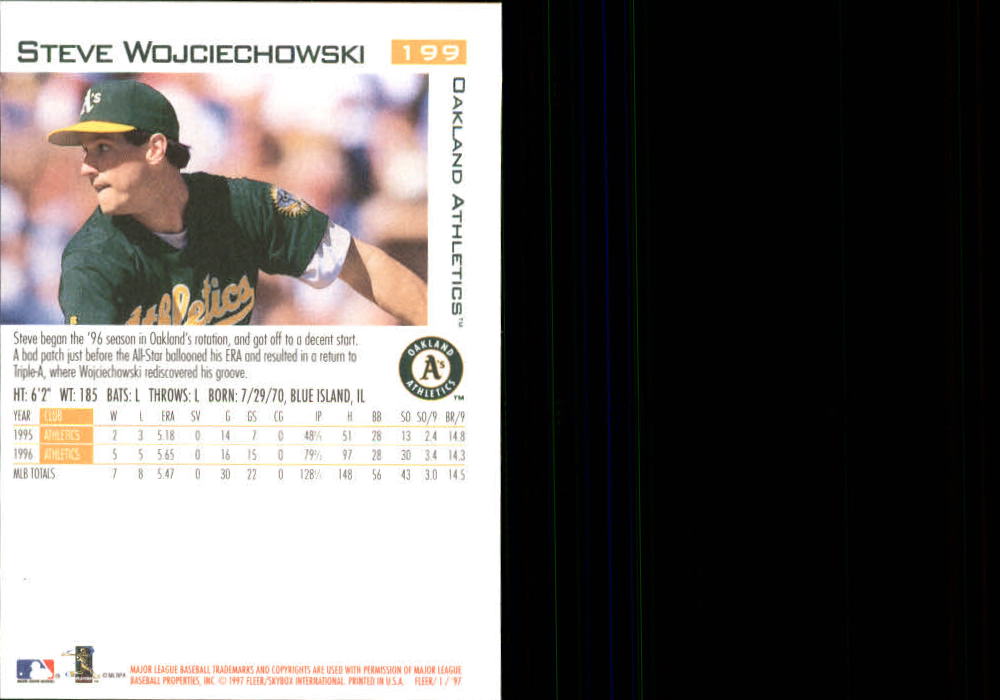 1997 Fleer Baseball "Main Set" Base Cards #1 to #200 - Picture 383 of 385