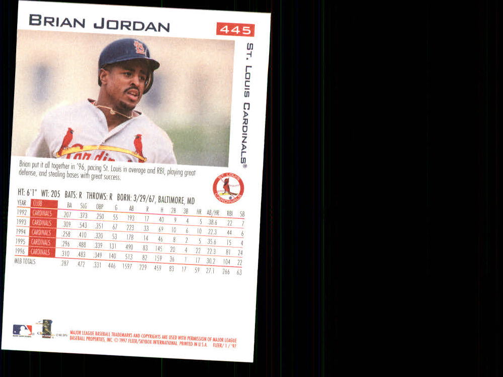1997 Fleer Baseball "Main Set" Base Cards #401 to #600 - Picture 91 of 387