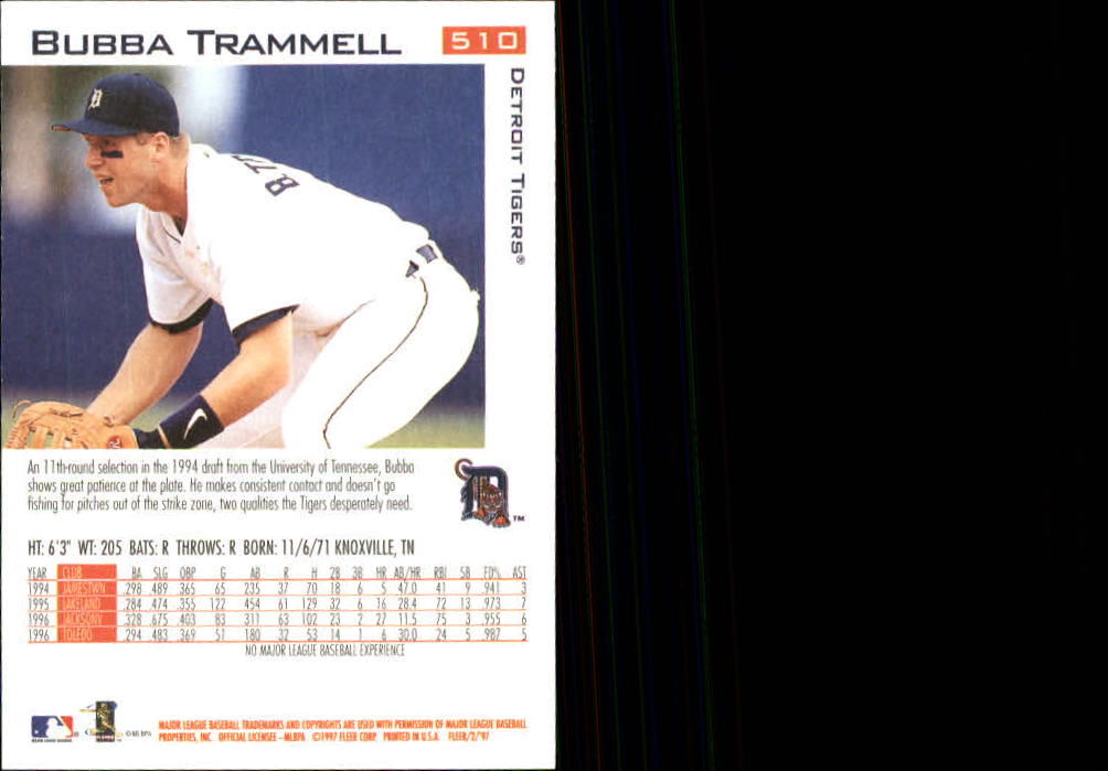 1997 Fleer Baseball "Main Set" Base Cards #401 to #600 - Picture 217 of 387