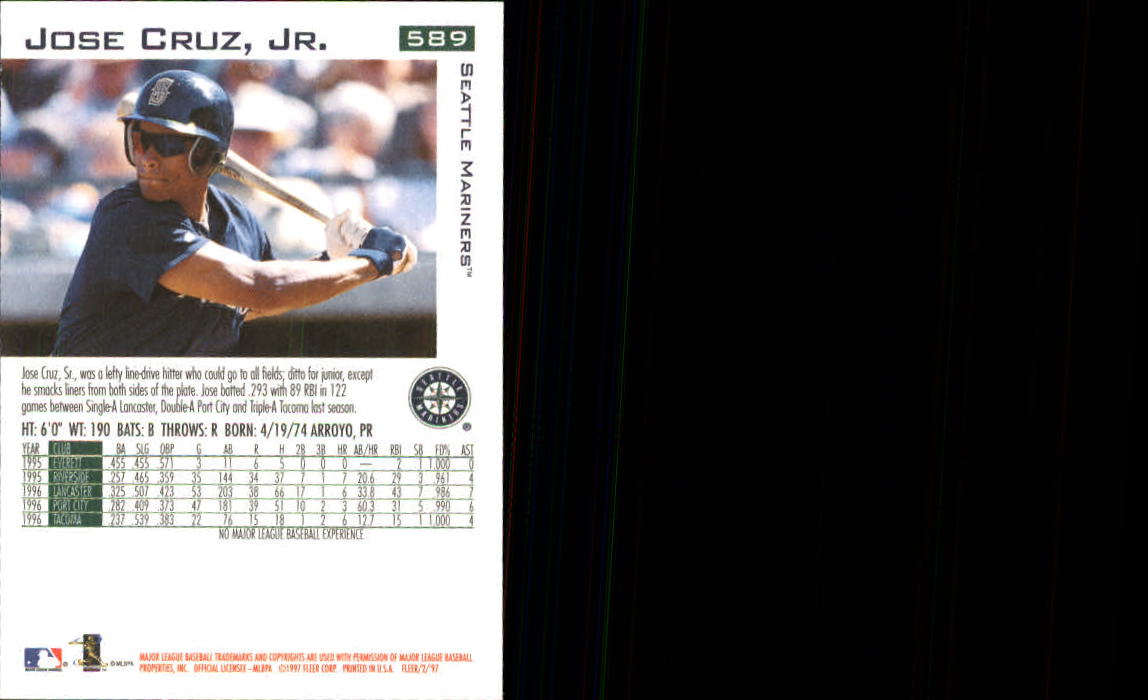 1997 Fleer Baseball "Main Set" Base Cards #401 to #600 - Picture 365 of 387