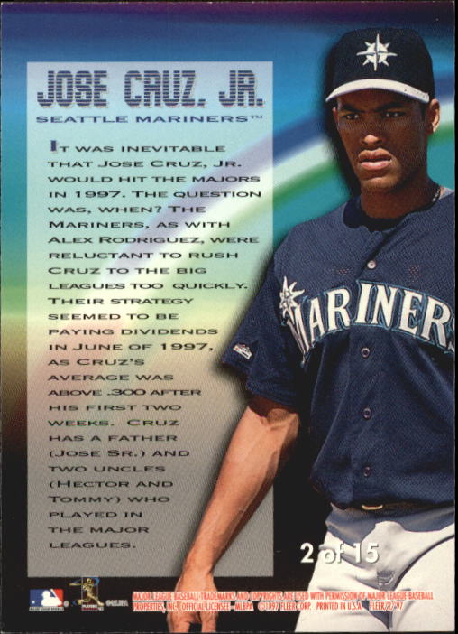 1997 Fleer Baseball "New Horizons" Insert Cards - Picture 5 of 21
