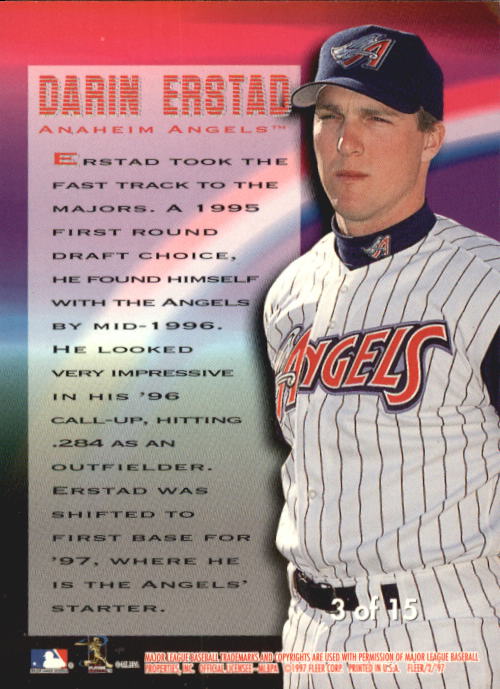 1997 Fleer Baseball "New Horizons" Insert Cards - Picture 7 of 21