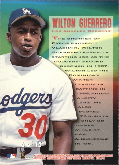 1997 Fleer Baseball "New Horizons" Insert Cards - Picture 13 of 21