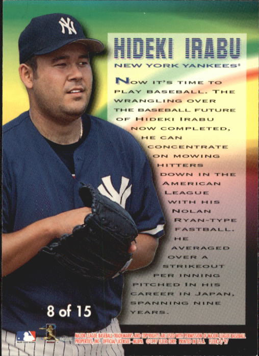 1997 Fleer Baseball "New Horizons" Insert Cards - Picture 15 of 21