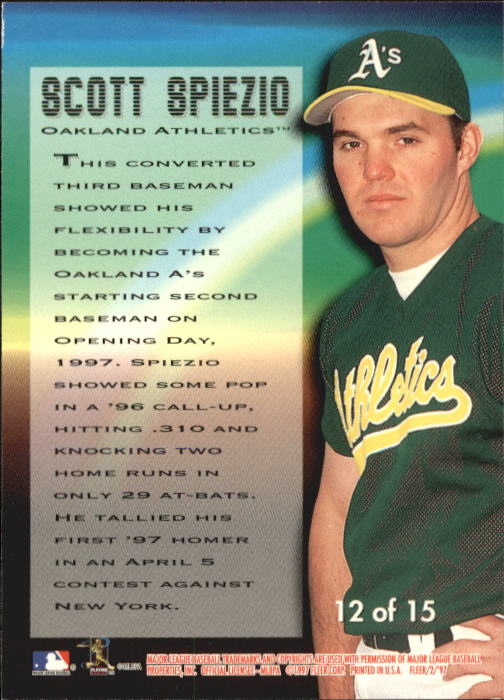 1997 Fleer Baseball "New Horizons" Insert Cards - Picture 21 of 21