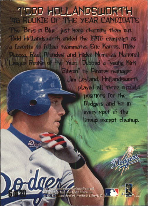 1997 Fleer Baseball "Rookie Sensations" Insert Cards - Picture 9 of 29