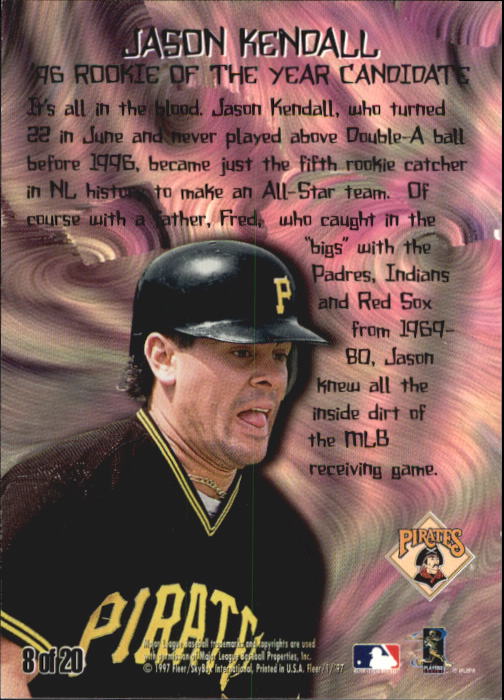 1997 Fleer Baseball "Rookie Sensations" Insert Cards - Picture 11 of 29