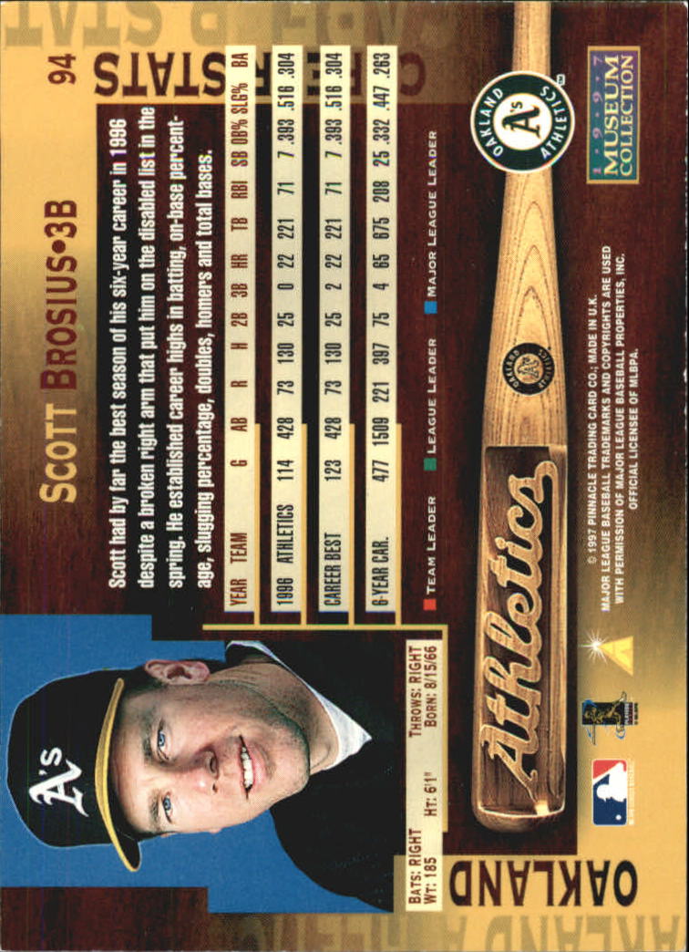 B1775- 1997 Pinnacle Baseball Cards 1-200 +Inserts -You Pick- 15+ FREE US SHIP - Picture 407 of 418
