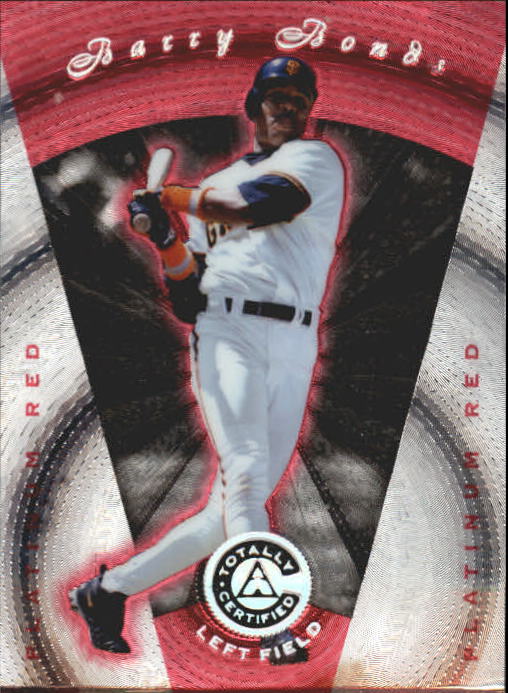 1997 Pinnacle Totally Certified Platinum Red #1 Barry Bonds