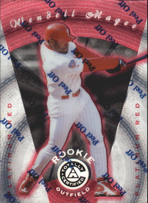 1997 Pinnacle Totally Certified Platinum Red #130 Wendell Magee
