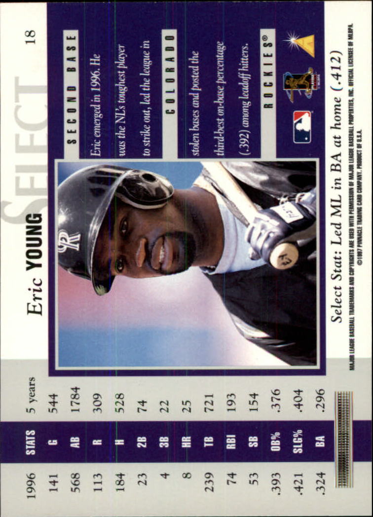 B6663- 1997 Select Baseball Card #s 1-200 +Rookies -You Pick- 15+ FREE US SHIP - Picture 31 of 311