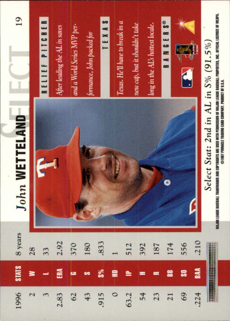B6663- 1997 Select Baseball Card #s 1-200 +Rookies -You Pick- 15+ FREE US SHIP - Picture 33 of 311