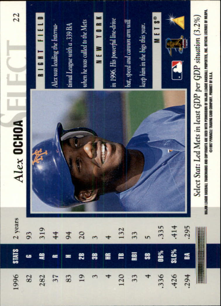 B6663- 1997 Select Baseball Card #s 1-200 +Rookies -You Pick- 15+ FREE US SHIP - Picture 39 of 311