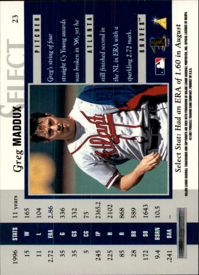 B6663- 1997 Select Baseball Card #s 1-200 +Rookies -You Pick- 15+ FREE US SHIP - Picture 41 of 311