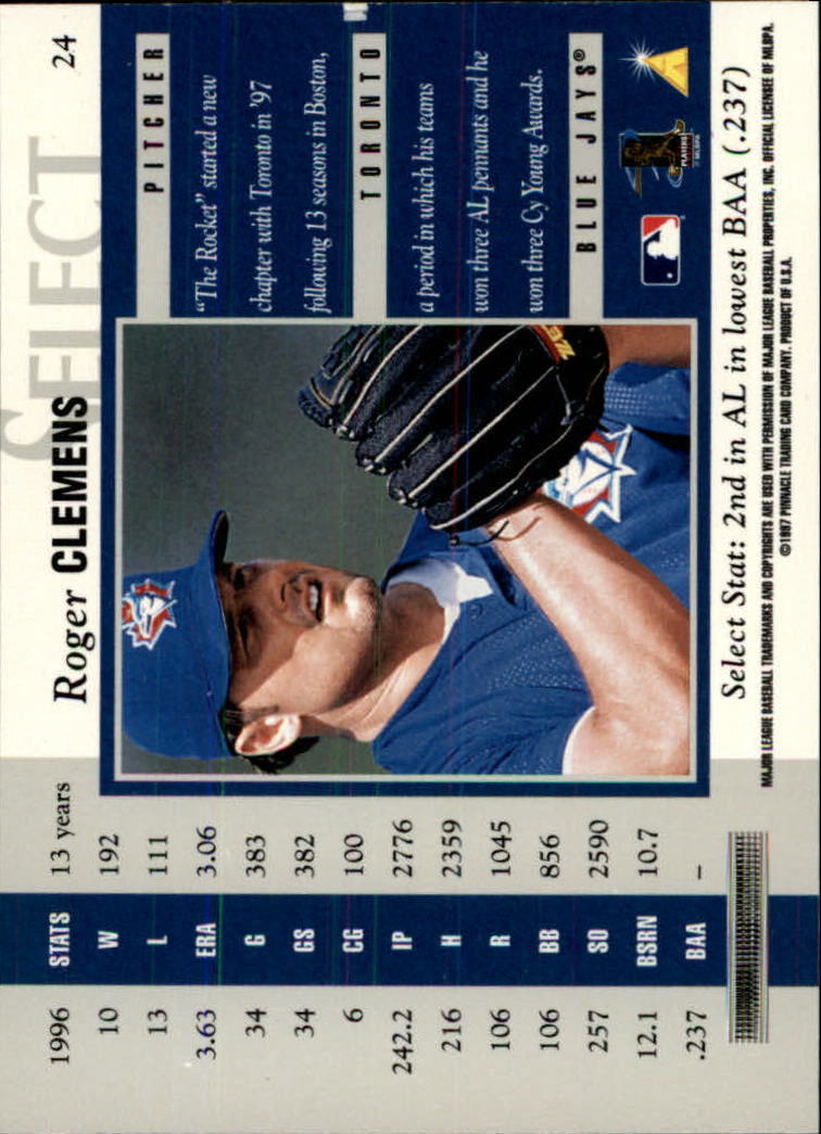 B6663- 1997 Select Baseball Card #s 1-200 +Rookies -You Pick- 15+ FREE US SHIP - Picture 43 of 311
