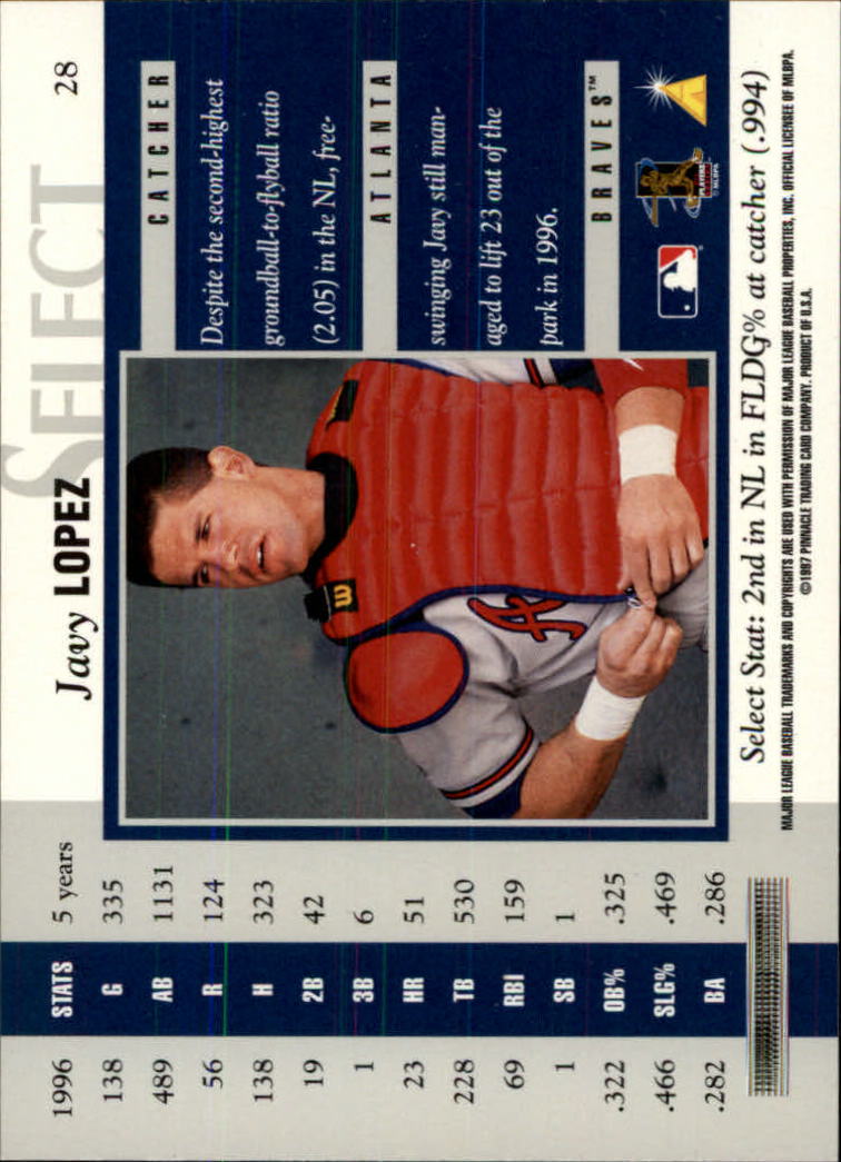 B6663- 1997 Select Baseball Card #s 1-200 +Rookies -You Pick- 15+ FREE US SHIP - Picture 49 of 311
