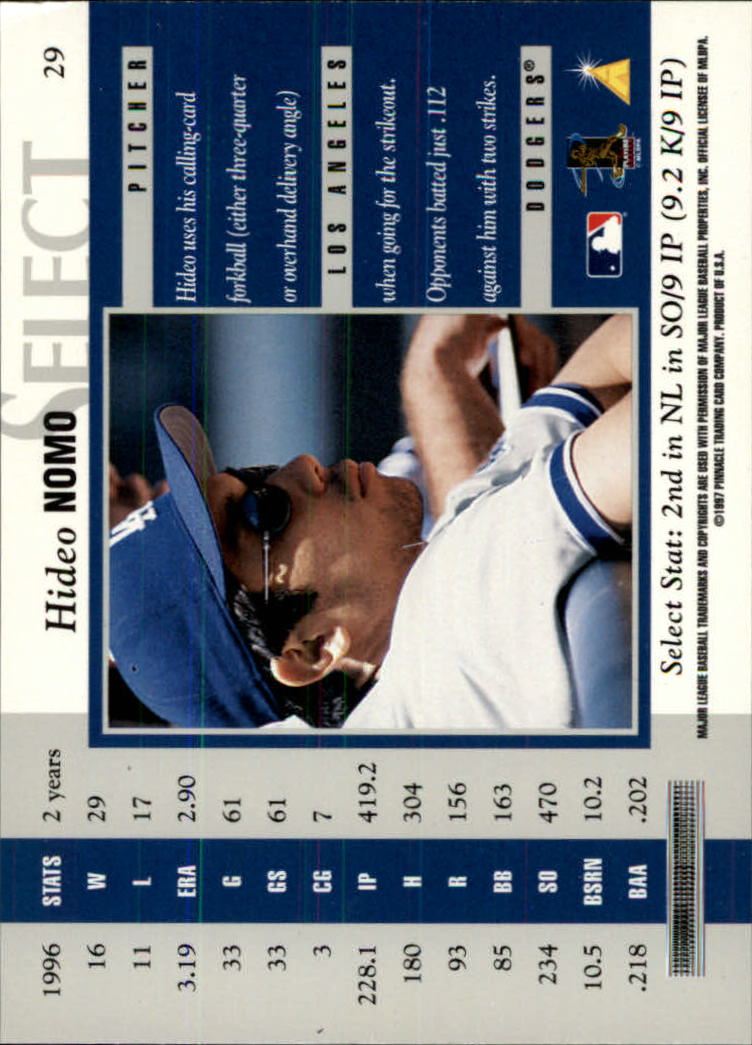 B6663- 1997 Select Baseball Card #s 1-200 +Rookies -You Pick- 15+ FREE US SHIP - Picture 51 of 311