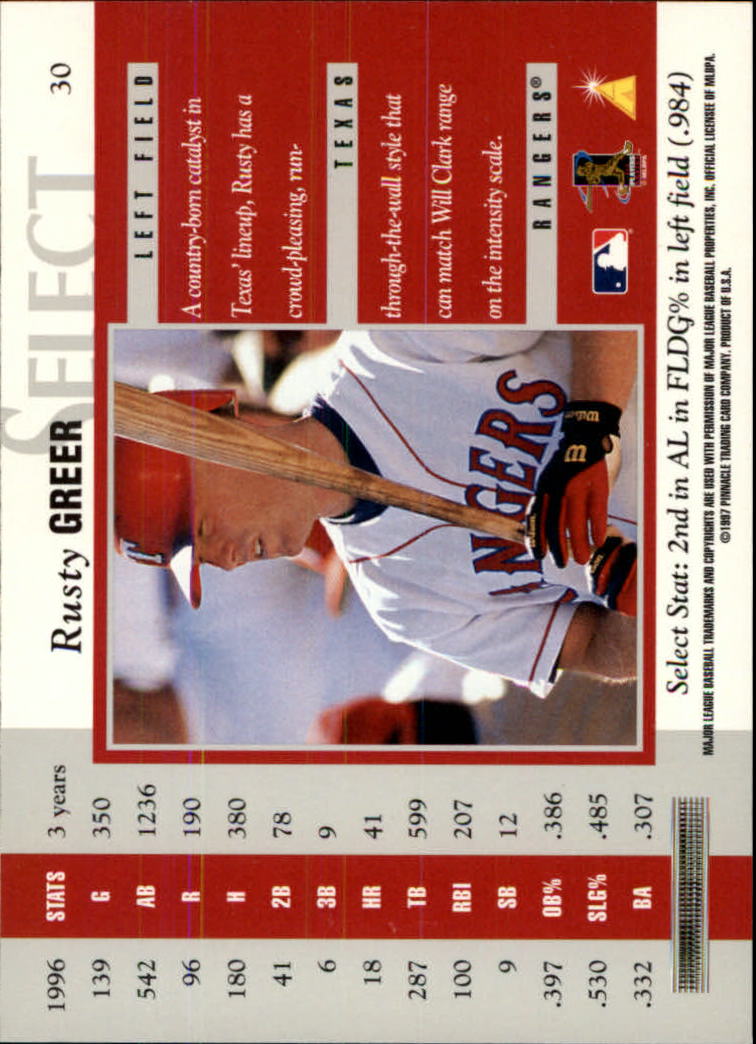 B6663- 1997 Select Baseball Card #s 1-200 +Rookies -You Pick- 15+ FREE US SHIP - Picture 53 of 311