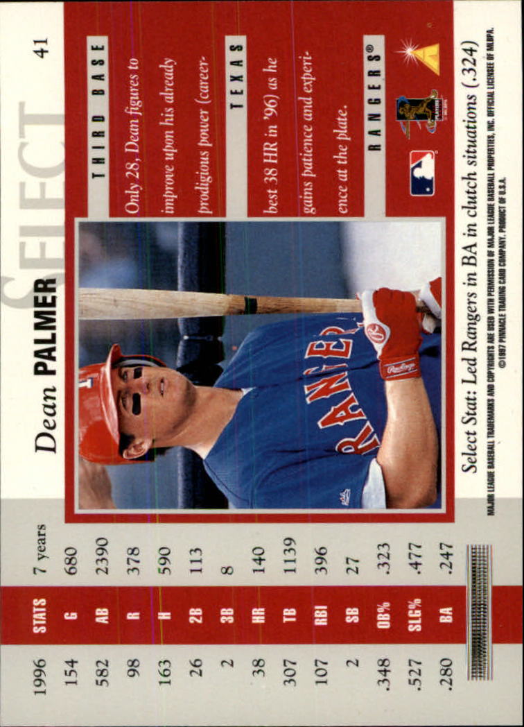 B6663- 1997 Select Baseball Card #s 1-200 +Rookies -You Pick- 15+ FREE US SHIP - Picture 69 of 311