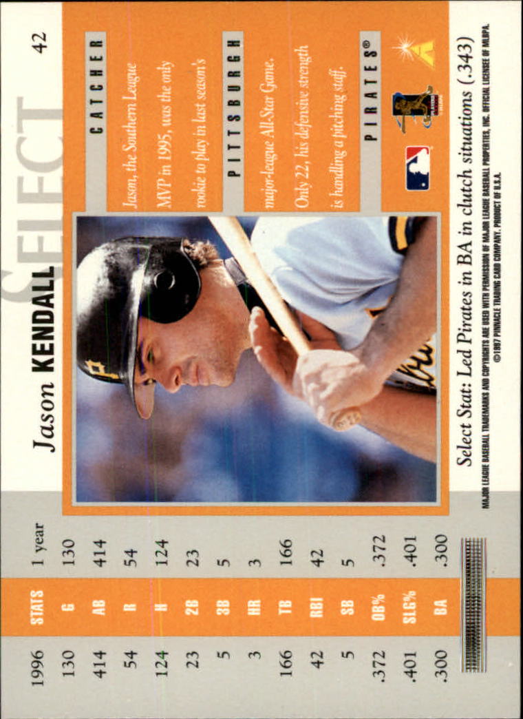 B6663- 1997 Select Baseball Card #s 1-200 +Rookies -You Pick- 15+ FREE US SHIP - Picture 71 of 311