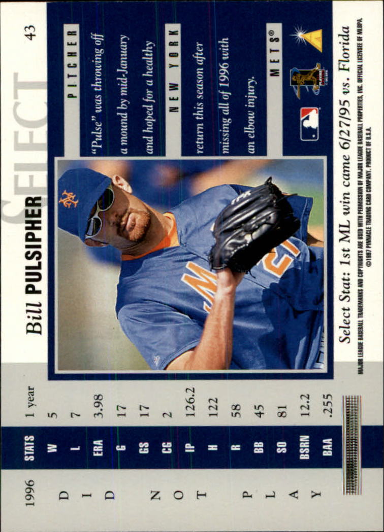 B6663- 1997 Select Baseball Card #s 1-200 +Rookies -You Pick- 15+ FREE US SHIP - Picture 73 of 311
