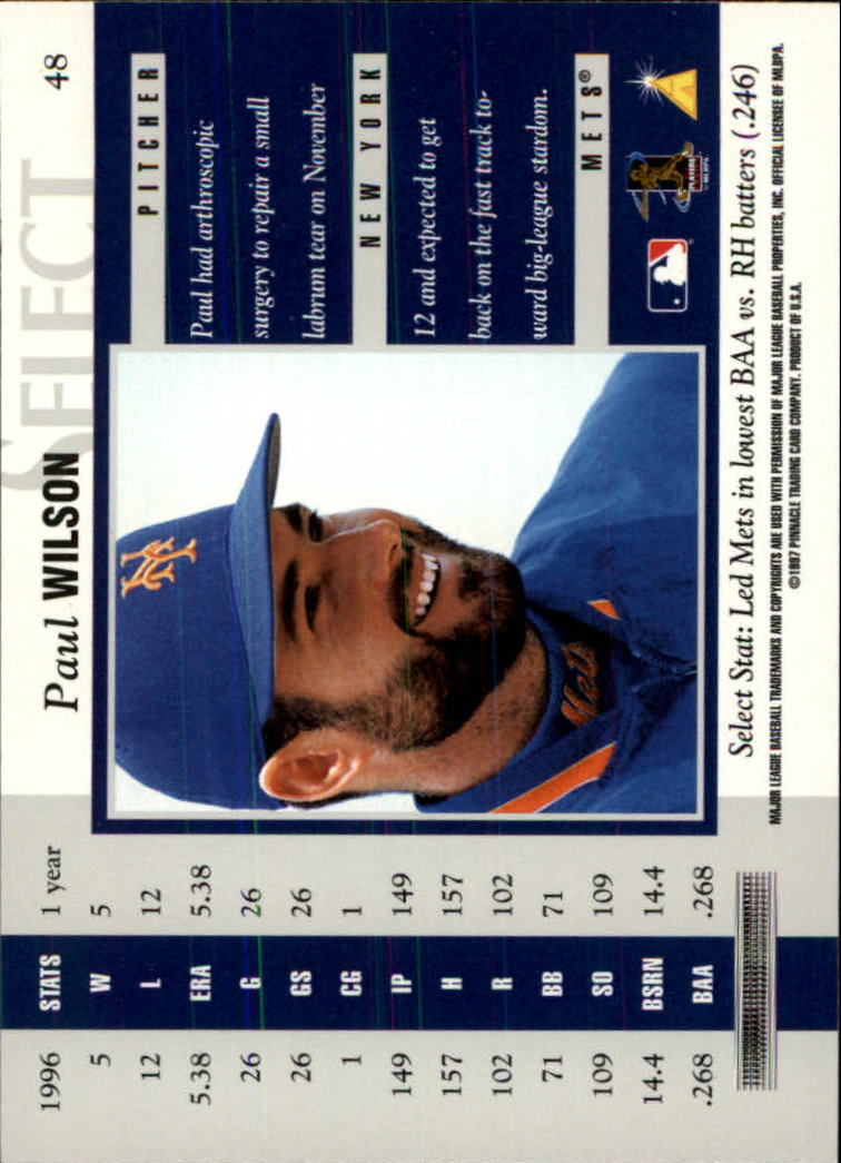 B6663- 1997 Select Baseball Card #s 1-200 +Rookies -You Pick- 15+ FREE US SHIP - Picture 83 of 311